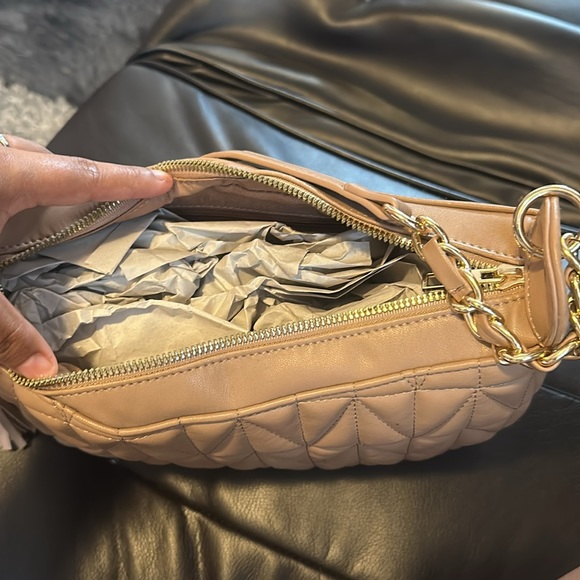 Tan skin handbag - Picture 3 of 4